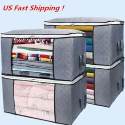 GENERIC US Large Anti Dust Clothes Storage Bag Quilt Blanket Storage Sort Home Organizer -Home Appliances Store us large anti dust clothes storage bag quilt blanket storage sort home organizer 43288.1717945719