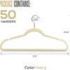 Utopia Home Velvet Suit Hangers 50 Pack Heavy Duty Non Slip Premium Ivory -Home Appliances Store utopia home velvet suit hangers 50 pack heavy duty non slip premium ivory 67172.1665674782