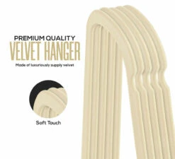 Utopia Home Velvet Suit Hangers 50 Pack Heavy Duty Non Slip Premium Ivory -Home Appliances Store utopia home velvet suit hangers 50 pack heavy duty non slip premium ivory 71803.1665650877