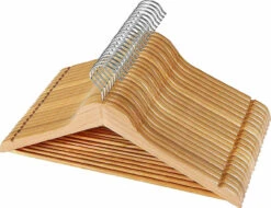 Utopia Home Wooden Hangers Pack Of 20 & 80 Suit Hangers Premium Natural Finish -Home Appliances Store utopia home wooden hangers pack of 20 and 80 suit hangers premium natural finish 01770.1719493901