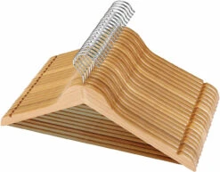 Utopia Home Wooden Hangers Pack Of 20 & 80 Suit Hangers Premium Natural Finish -Home Appliances Store utopia home wooden hangers pack of 20 and 80 suit hangers premium natural finish 36025.1719493901