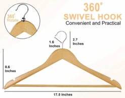 Utopia Home Wooden Hangers Pack Of 20 & 80 Suit Hangers Premium Natural Finish -Home Appliances Store utopia home wooden hangers pack of 20 and 80 suit hangers premium natural finish 36749.1719493901