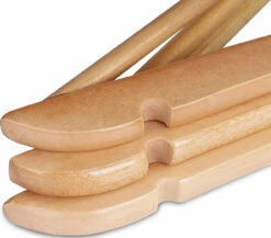 Utopia Home Wooden Hangers Pack Of 20 & 80 Suit Hangers Premium Natural Finish -Home Appliances Store utopia home wooden hangers pack of 20 and 80 suit hangers premium natural finish 82461.1719493901