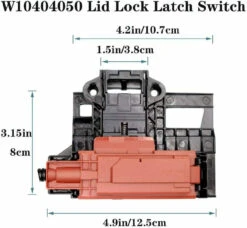 W10404050 Lid Lock Latch Switch Compatible With Whirlpool,Kenmore Washer Machine -Home Appliances Store w10404050 lid lock latch switch compatible with whirlpoolkenmore washer machine 03794.1665671754