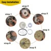 W10721967 Washer Pulley Clutch Kit & W10006384 Washer Drive Belt,Whirlpool -Home Appliances Store w10721967 washer pulley clutch kit and w10006384 washer drive beltwhirlpool 95745.1665675020