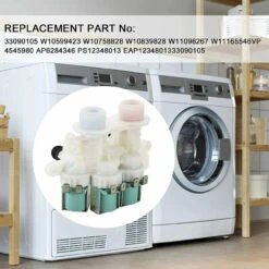 W11096268 W11220230 Washer Water Inlet Valve (OEM) Fit Whirlpool W10632527 -Home Appliances Store w11096268 w11220230 washer water inlet valve oem fit whirlpool w10632527 99360.1692425041