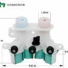 W11165546 Washer Water Inlet Valve (OEM PART) Replaces W10758828 2 W11165546 Washer Water Inlet Valve (OEM PART) Replaces W10758828 -Home Appliances Store w11165546 washer water inlet valve oem part replaces w10758828 56727.1665676570