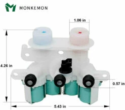 W11165546 Washer Water Inlet Valve (OEM PART) Replaces W10758828