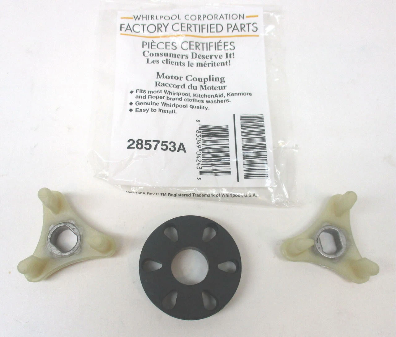Whirlpool 285753A OEM Washing Machine Coupling AP3963893 PS1485646 4 Whirlpool 285753A OEM Washing Machine Coupling AP3963893 PS1485646 - Image 2