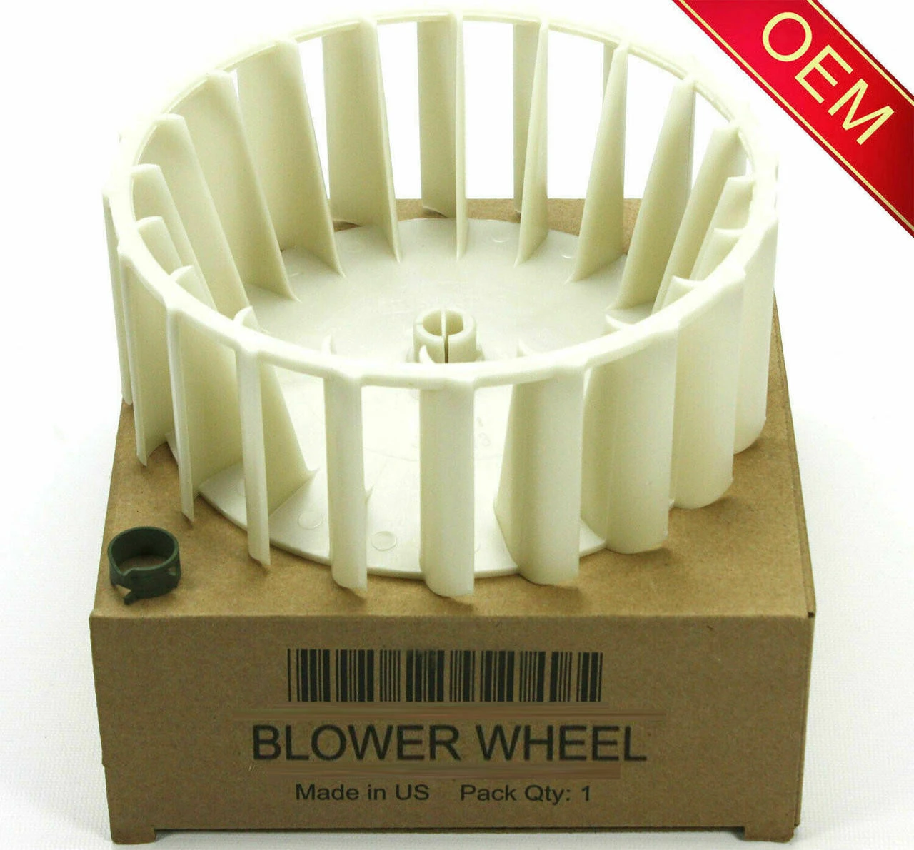 Y303836, 1245880, 3-12913, 3-3836, 303836, 312913 Whirlpool OEM Blower Wheel 3 Y303836, 1245880, 3-12913, 3-3836, 303836, 312913 Whirlpool OEM Blower Wheel
